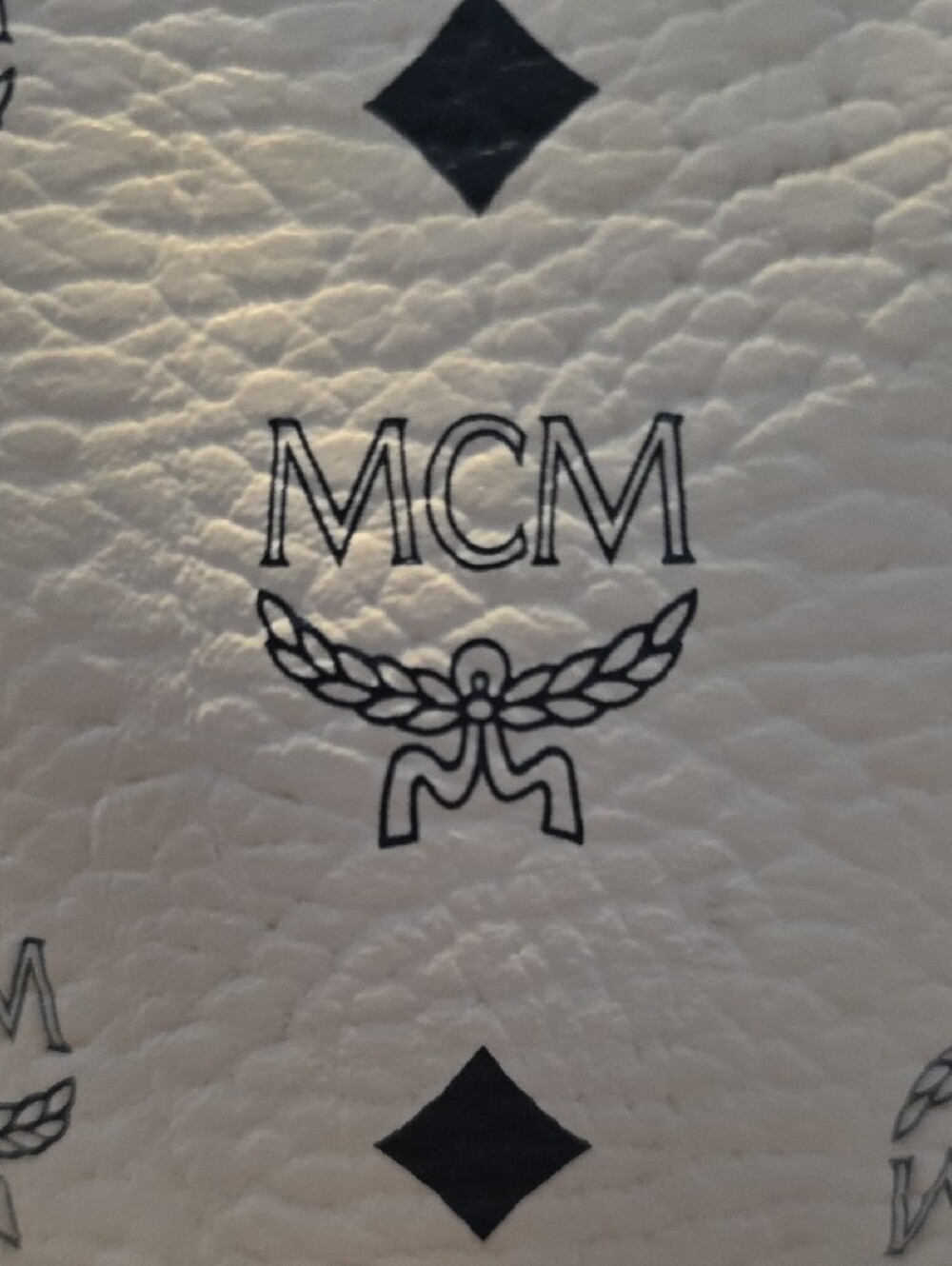 MCM Mini Visetos Drawstring Bucket Bag with Black Strap - Picture 2 of 6